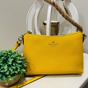Kate Spade Yellow Leather Crossbody